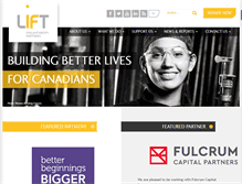 Tablet Screenshot of liftpartners.ca